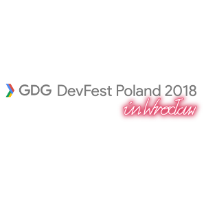Logo of GDG DevFest Poland 2018 in Wrocław